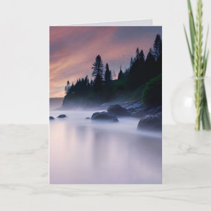 Sympati på Sten i misty Ocean Kort