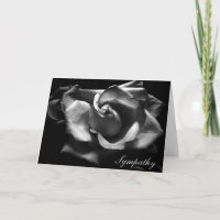 Sympati Ro Black and White Blside Card
