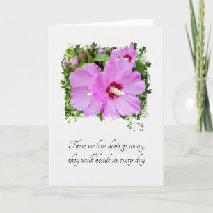 Sympati Rosa Hibiscus Kort