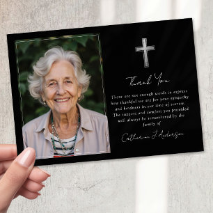 Sympati Silver Kor fotobegraver Tack Kort