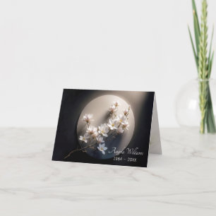 Sympati Tack Blommar Dogwood Kort