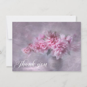 Sympati TACK Memorial Rosa Peonies Vas Kort