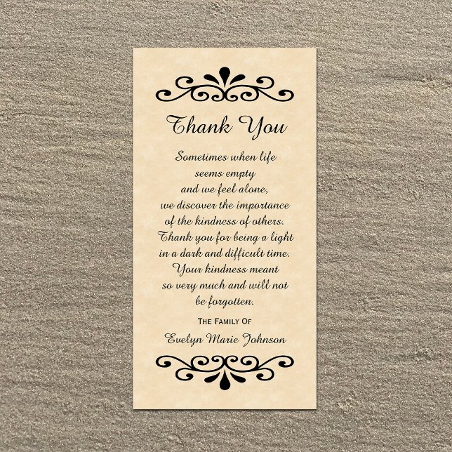 Sympati Tack Photo Card Parchting-utseende Kort (Skapare uppladdad)