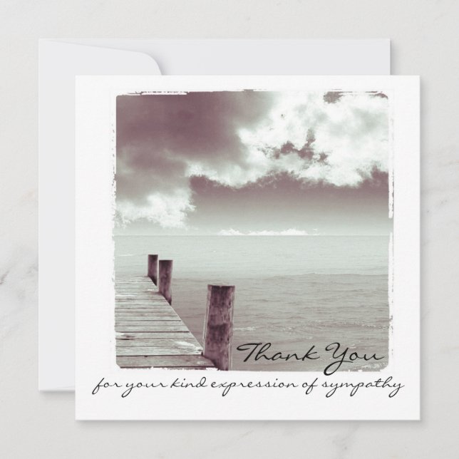 Sympati Tack Platt Fotokort Kort (Framsida)