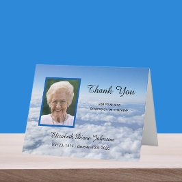 Sympati Tackkort Card-foto i moln