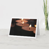 Sympati Tealight Candle Card