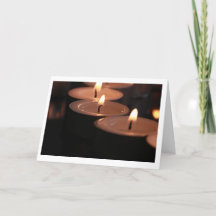 Sympati Tealight Candle Card