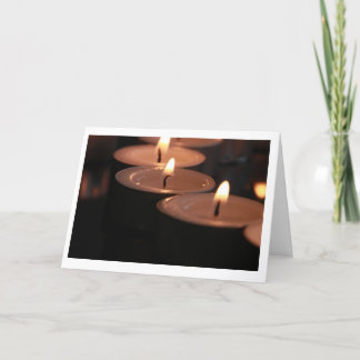 Sympati Tealight Candle Card Kort
