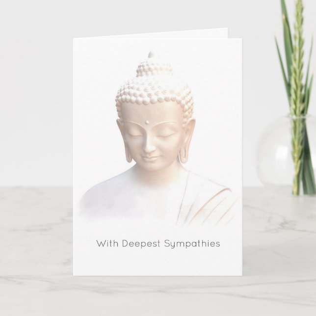 Sympati - White Buddha | Serene Meditative Lugn Kort (Framsida)