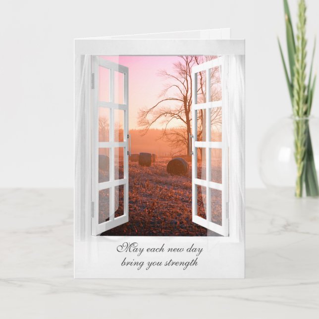 Sympati Window of Hay Bales Kort (Framsida)