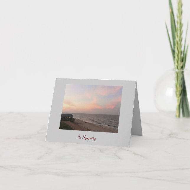 Sympatikort - "i sympati" från mig kort (Framsida)