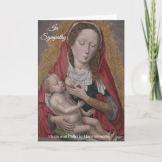 Sympatikort Jungfru+barnet Hans Memling Målning Kort