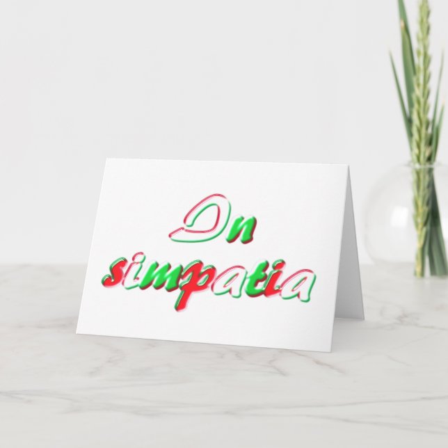 Sympatikort Kort (Framsida)