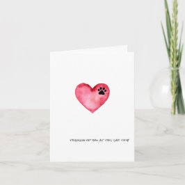 Sympatikort - Tänker på dig under denna sorgens ti Kort