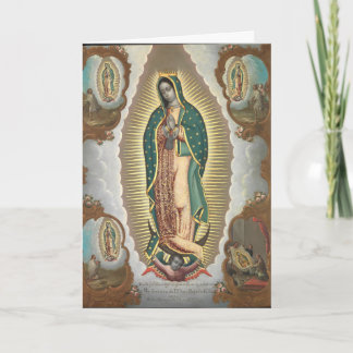 Sympatikort Vår Fru av Guadalupe katolsk Kort