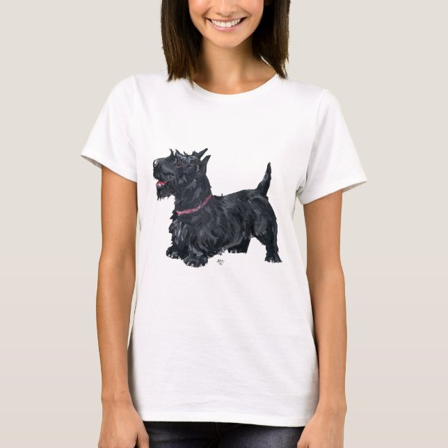 Sympatisk skotsk terrier tee (Framsida)
