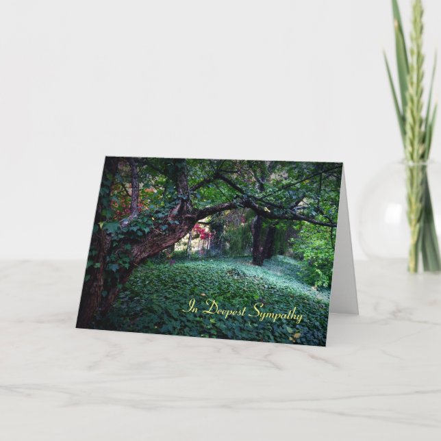 Sympatiskort - djup gaelisk välsignelse för fred kort (Framsida)