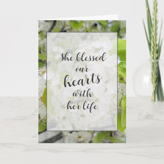 Sympatiskort för Blommar för Crab Apple Kort (Framsida)