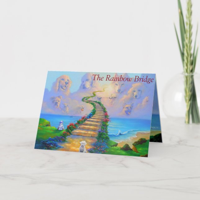 Sympatiskort för döda hundar. kort (Framsida)