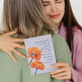 Sympatiskort för enkel Blommigt för elegant Kort