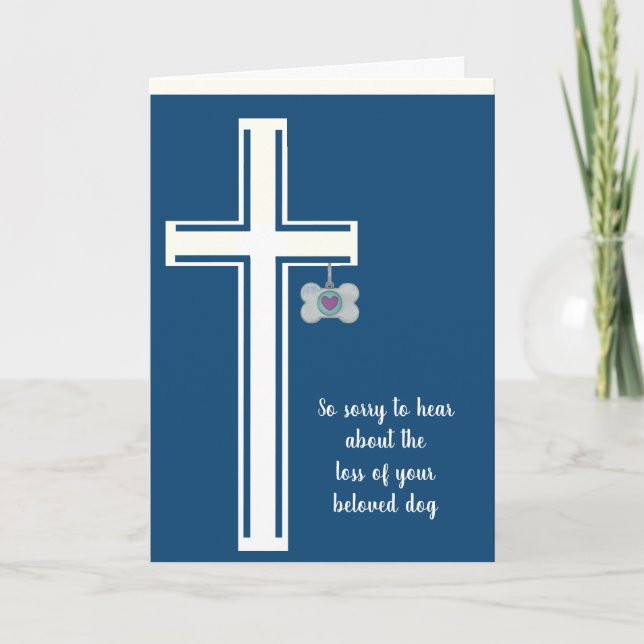Sympatiskort (för hund) från dalDesignNZ Kort (Framsida)