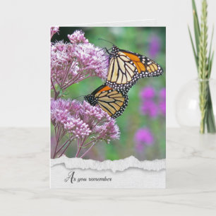 Sympatiskort för monarch Butterflies Kort