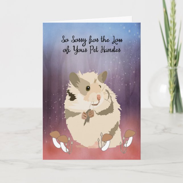 Sympatiskort för Pet Hamster Kort (Framsida)