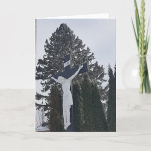 Sympatiskort för "Winter Crucifix" Kort