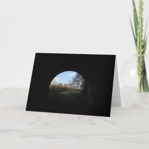 Sympatiskort från tunneln till världen kort