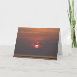 Sympatiskort - hjärtligt deltagande kort