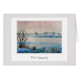 Sympatiskort med en omtänksam versa hälsningskort