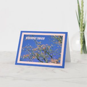 Sympatiskort med Träd Blommars Kort