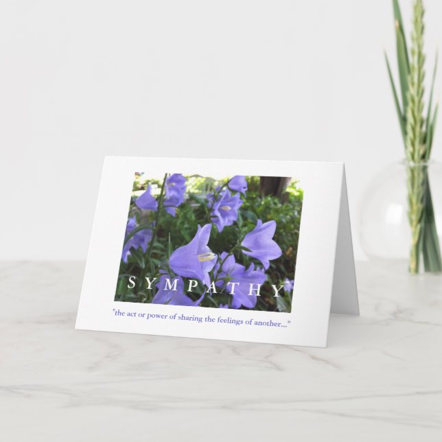Sympatiskortet, Peonies och Columbine i Spanien Kort (Framsida)