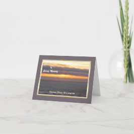 Sympatitackkortkort -- Anpassningsbar beklär Tack Kort