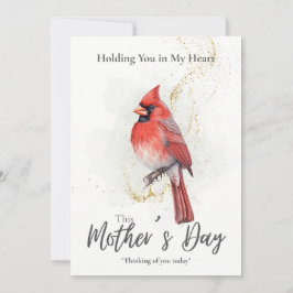 Sympatkort för mors dag - kardinalfåglar