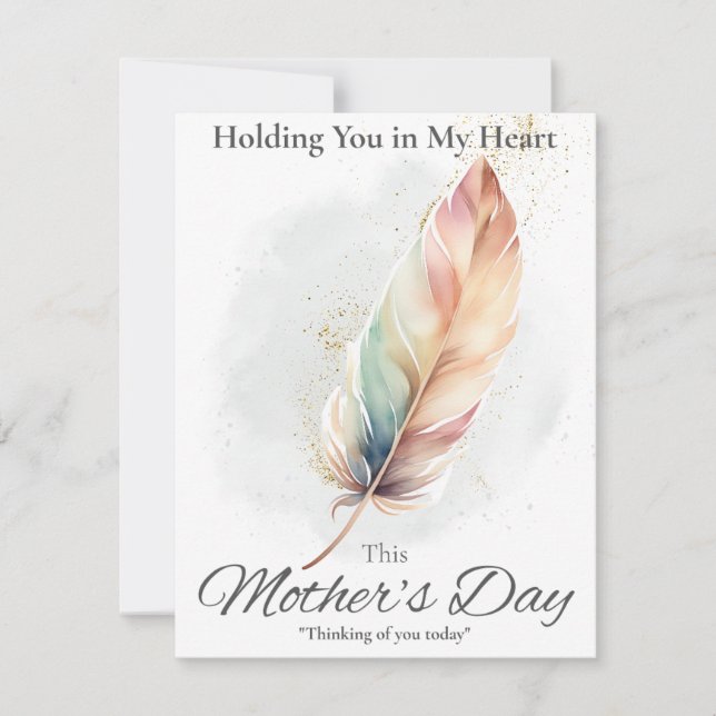 Sympatkort för mors dag - ludd (Framsida)