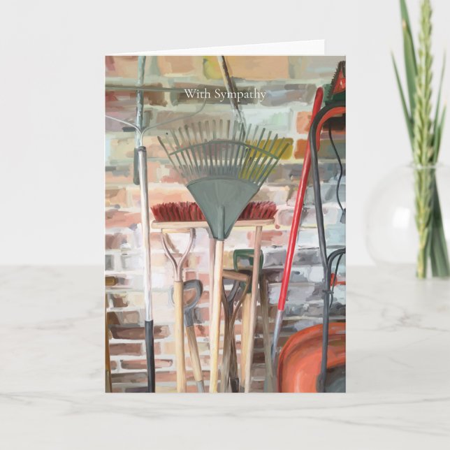 Sympatkort för trädgårdsmästare kort (Framsida)