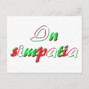 Sympatkort Vykort