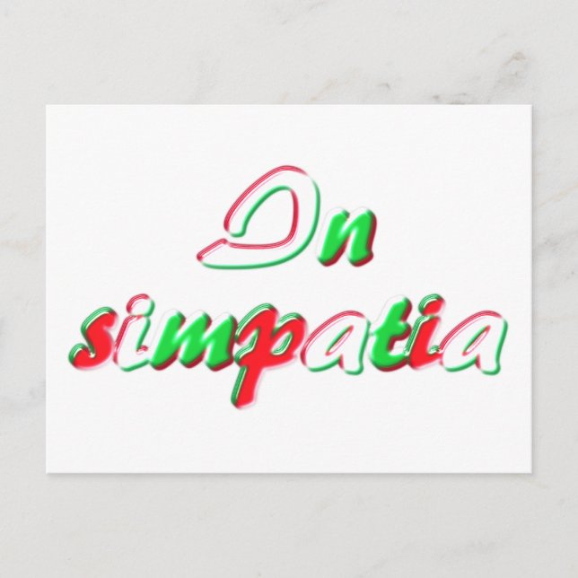 Sympatkort Vykort (Framsida)