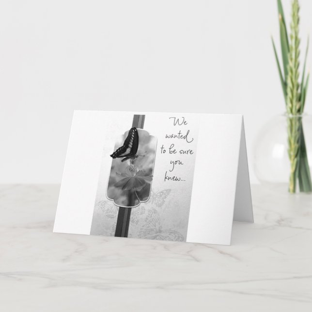 SYMPATYKORT FÖR NÅGON SPECIELL I DITT LIV KORT (Framsida)