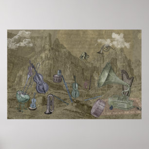 Symphoniska berg poster