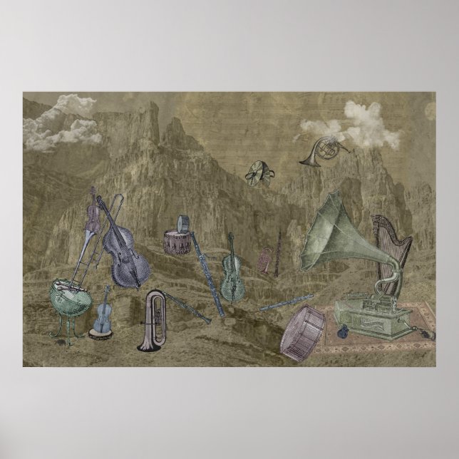 Symphoniska berg poster (Framsidan)