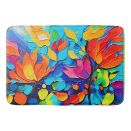 Symphony för brant Blommigt Badrumsmatta