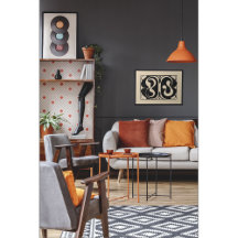 Symphony för flytande Abstrakt - Fet Black & Beige