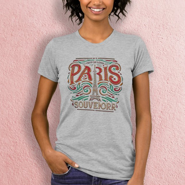Symphony för parisisk Bloom Kärlek-symfoni ger sli T Shirt (Skapare uppladdad)