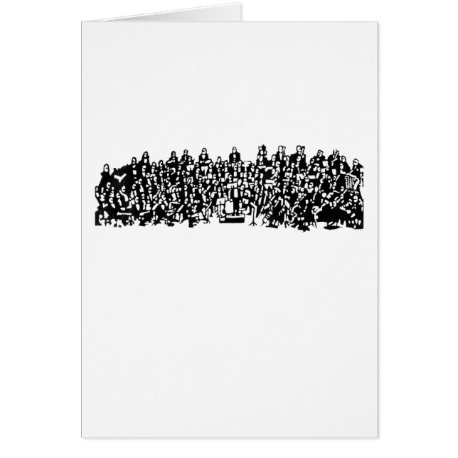 SYMPHONY! HÄLSNINGSKORT (Framsidan)