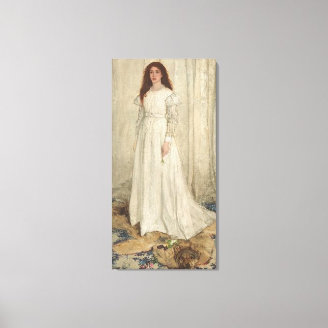 Symphony in White, nr 1: The White Girl Canvastryck (Framsida)