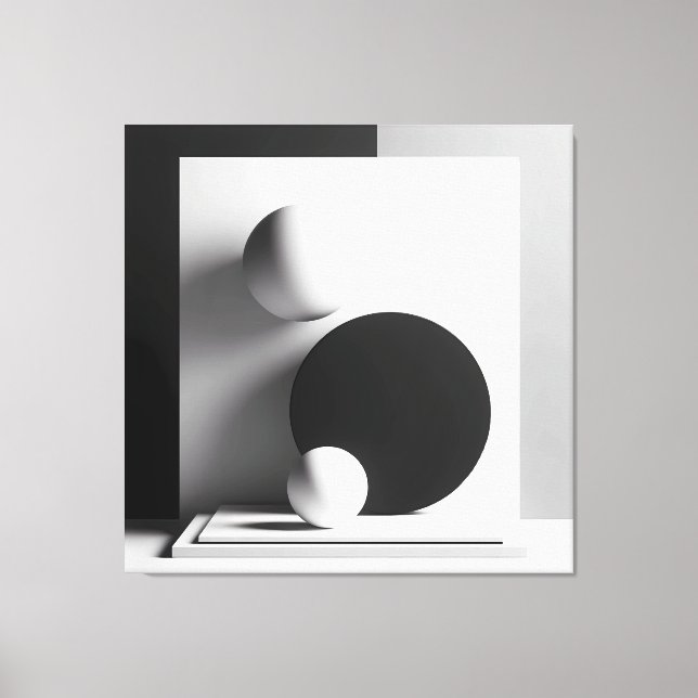 Symphony of Centered Shadows Canvastryck (Framsida)