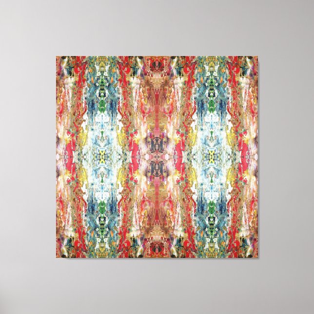 Symphony of Chaos - Abstrakt Real Artists Palette Canvastryck (Framsida)