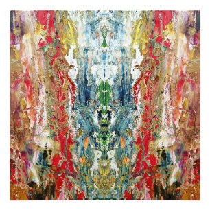 Symphony of Chaos - Abstrakt Real Artists Palette Fototryck